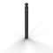 Dekorativ puller | st�lr�r � 89 mm | med kuglehoved | fastmonteret, til indst�bning i beton med jordanker, total l�ngde ca. 1300 mm | uden �je